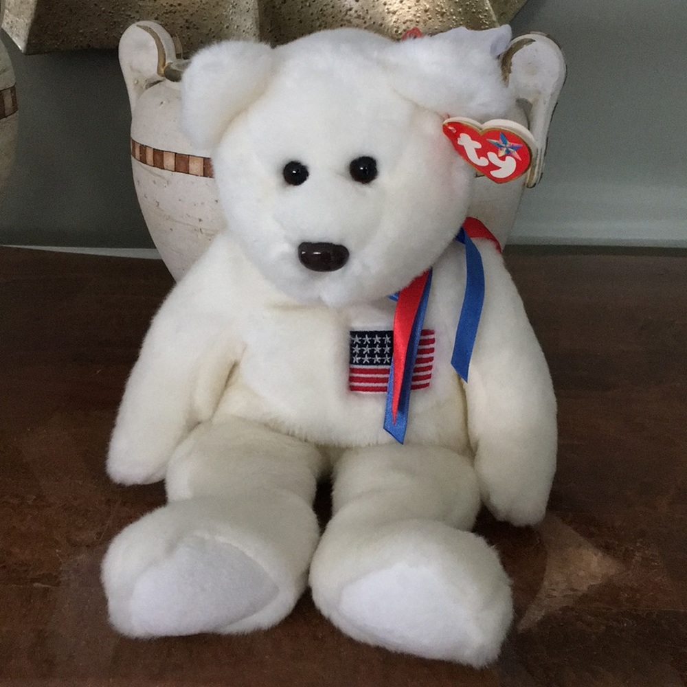 TY LIBERTY BEAR 2000 NWT